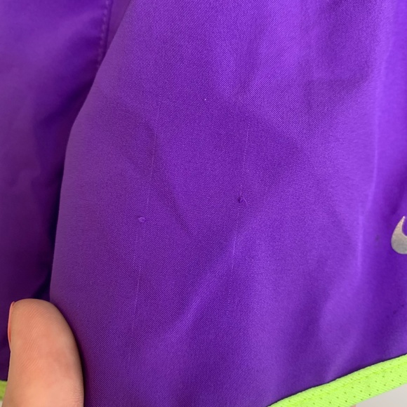 Nike Dri-Fit Purple & Yellow Athletic Shorts - Picture 5 of 9